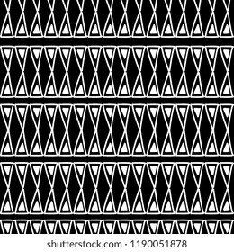 Ikat geometric pattern with tribal background vector texture. Seamless striped motif in Aztec symbol. Hand drawn ethnic with Indian, Scandinavian, Gypsy, Mexican, folk patterns for fashion print.