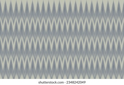 Ikat geometric textile. Seamless pattern by tribal ikat motifs. Ethnic handicraft pattern abstract vector. Ikat fabric traditional weaving style design for pillow, fabric, clothing, carpet, curtain.
