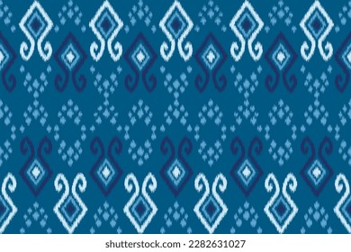 Ikat geometric tribal Navajo ethnic seamless pattern. Native American Indian, Mexican, African, Moroccan, Peruvian style. Design for carpet, clothing, fabric, fashion, home decor, throw pillows