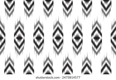 ikat geometry beautiful scarf design