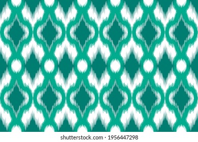 Ikat Indian seamless pattern design for fabric textile. Molde patron abstracts . Aztec, boho, geometric, fabric, ethnic, ikat, native, tribal, carpet, mandala, African, American chevron vector.