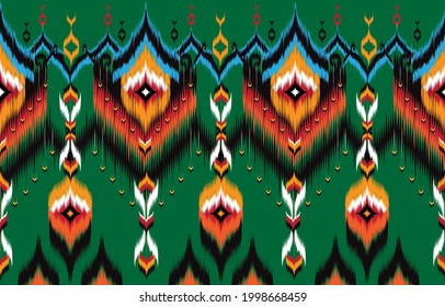 Ikat Indian seamless pattern design for fabric textile. 
Molde patron abstracts . Aztec, boho, geometric, fabric, 
ethnic, ikat, native, tribal, carpet, mandala, African,
American chevron vector.
