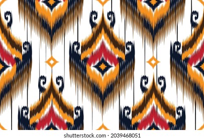 Ikat Indian seamless pattern design for fabric textile. 
Molde patron abstracts . Aztec, boho, geometric, fabric, 
ethnic, ikat, native, tribal, carpet, mandala, African,
American chevron vector.