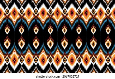 Ikat Indian seamless pattern design for fabric textile. 
Molde patron abstracts . Aztec, boho, geometric, fabric, 
ethnic, ikat, native, tribal, carpet, mandala, African,
American chevron vector.
