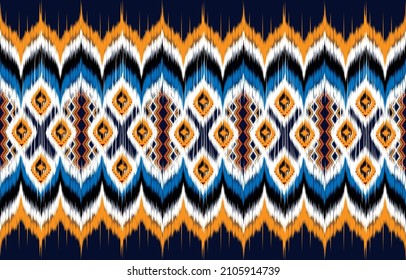 Ikat Indian seamless pattern design for fabric textile. 
Molde patron abstracts . Aztec, boho, geometric, fabric, 
ethnic, ikat, native, tribal, carpet, mandala, African,
American chevron vector.
