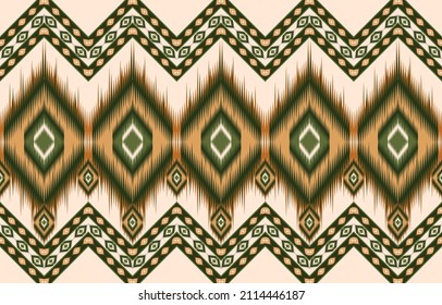 Ikat Indian seamless pattern design for fabric textile. Molde patron abstracts . Aztec, boho, geometric, fabric, ethnic, ikat, native, tribal, carpet, mandala, African, American chevron vector.