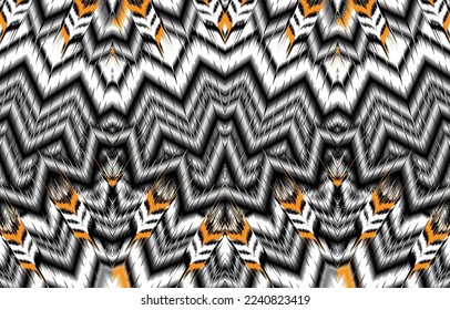 Ikat Indian seamless pattern design for fabric textile. 
Molde patron abstracts . Aztec, boho, geometric, fabric, 
ethnic, ikat, native, tribal, carpet, mandala, African,
American chevron vector.