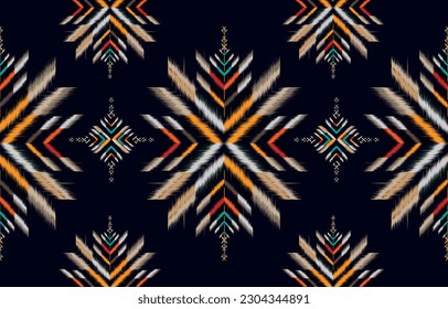 Ikat Indian seamless pattern design for fabric textile. 
Molde patron abstracts . Aztec, boho, geometric, fabric, 
ethnic, ikat, native, tribal, carpet, mandala, African,
American chevron vector.
