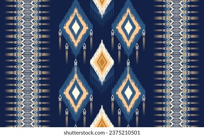 Ikat Indian seamless pattern design for fabric textile. 
Molde patron abstracts . Aztec, boho, geometric, fabric, 
ethnic, ikat, native, tribal, carpet, mandala, African,
American chevron vector.