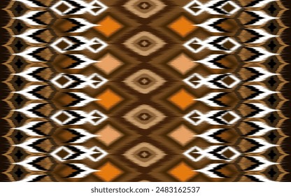 Ikat Indian seamless pattern design for fabric textile. 
Molde patron abstracts . Aztec, boho, geometric, fabric, 
ethnic, ikat, native, tribal, carpet, mandala, African,
American chevron vector.
