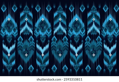 Ikat Indian seamless pattern design for fabric textile. 
Molde patron abstracts . Aztec, boho, geometric, fabric, 
ethnic, ikat, native, tribal, carpet, mandala, African,
American chevron vector.