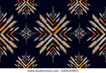 Ikat Indian seamless pattern design for fabric textile. 
Molde patron abstracts . Aztec, boho, geometric, fabric, 
ethnic, ikat, native, tribal, carpet, mandala, African,
American chevron vector.
