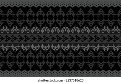 Ikat Modern Black and White Pattern, Grey ikat pattern right suit design for garment printable, Tshirt print, Scarf, Scrap book, Cushion and pillow cover design.