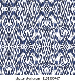 Ikat Ogee background - Ethnic folk seamless pattern. Abstract background for textile design, wallpaper, surface textures. Boho Style