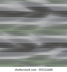 Ikat Ogee background - Ethnic folk seamless pattern. Boho Style