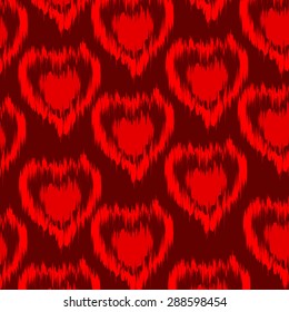 Ikat Ogee Background Pattern.