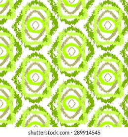 Ikat Ogee Background Pattern