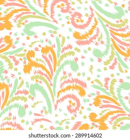 Ikat Ogee Background Pattern