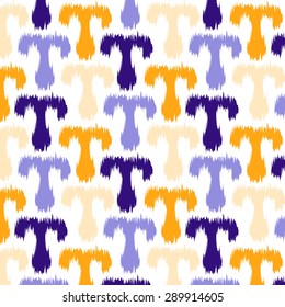 Ikat Ogee Background Pattern