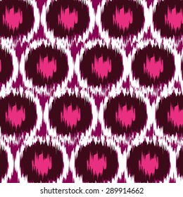 Ikat Ogee Background Pattern