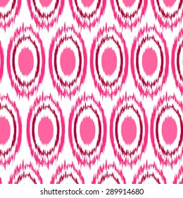 Ikat Ogee Background Pattern