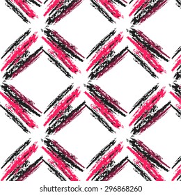 Ikat Ogee Background Pattern