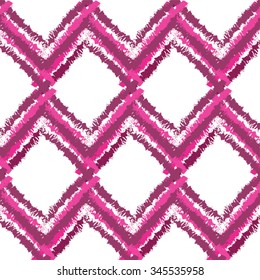 Ikat Ogee Background Pattern