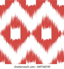 Ikat Ogee Background Pattern