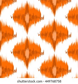 Ikat Ogee Background Pattern