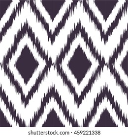 Ikat Ogee Background Pattern