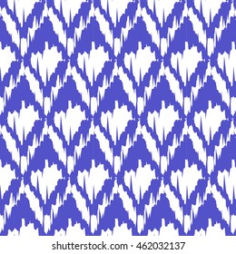 Ikat Ogee Background Pattern