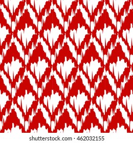 Ikat Ogee Background Pattern