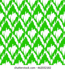 Ikat Ogee Background Pattern