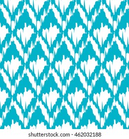 Ikat Ogee Background Pattern