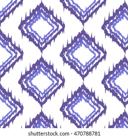 Ikat Ogee Background Pattern