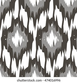 Ikat Ogee Background Pattern