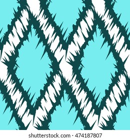 Ikat Ogee Background Pattern
