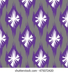 Ikat Ogee Background Pattern