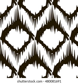 Ikat Ogee Background Pattern
