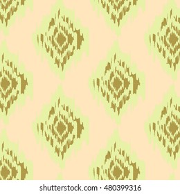 Ikat Ogee Background Pattern