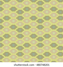 Ikat Ogee Background Pattern