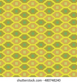 Ikat Ogee Background Pattern