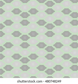 Ikat Ogee Background Pattern