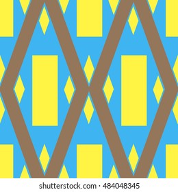 Ikat Ogee Background Pattern