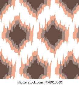 Ikat Ogee Background Pattern
