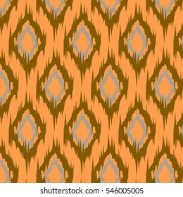 Ikat Ogee Background Pattern