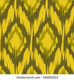 Ikat Ogee Background Pattern