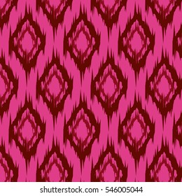 Ikat Ogee Background Pattern