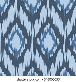 Ikat Ogee Background Pattern