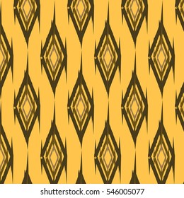 Ikat Ogee Background Pattern